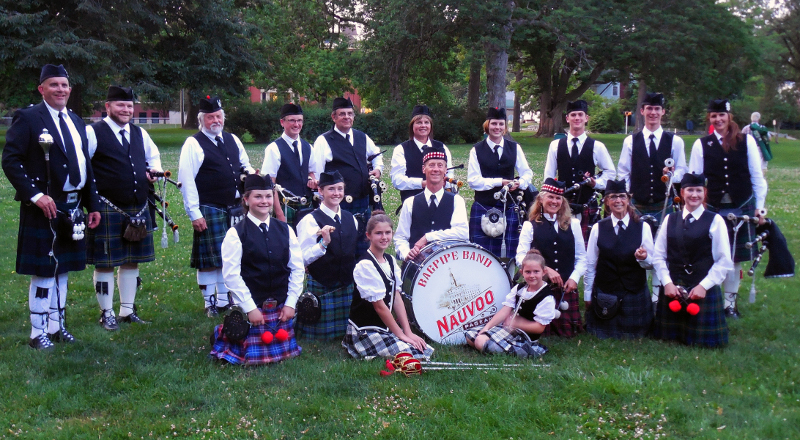 The Nauvoo Pageant Bagpipe Band